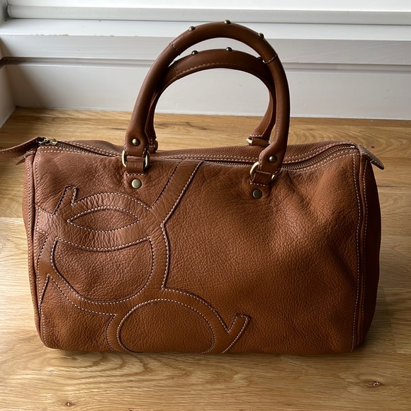 Purificacion Garcia Bags Purificacin Garcia Brown Bag Witty Dust Bag Golden Hardware Poshmark